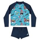 Conjunto Infantil Praia Piscina Manga Longa E Sunga Menino Uv50+ Conjunto Infantil Praia Piscina Manga Longa E Sunga Menino Uv50+