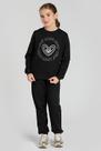 Conjunto Infantil Preto Heart Conjunto Infantil Preto Heart