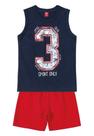 Conjunto Infantil Regata E Bermuda Menino Bee Loop