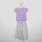Conjunto Infantil Romitex Jacquard Chantilly Sinfonia Menina