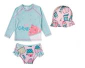 Conjunto Infantil Roupa De Praia 3 Peças Tip Top Lançamento