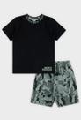 Conjunto Infantil Roupa Menino Camiseta Em Meia Malha + Bermuda Camuflada Confortável Alakazoo Conjunto Infantil Roupa Menino Camiseta Em Meia Malha + Bermuda Camuflada Confortável Alakazoo