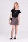 Conjunto infantil Saia Basico Preto