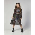 Conjunto Infantil Saia de Tule Preto Mylu