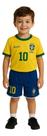Conjunto Infantil Seleção Pentacampeã Verde e Amarela Envio Já !