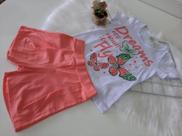 Conjunto Infantil - Short e Camiseta TAM.10