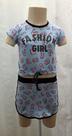 Conjunto Infantil Short Saia Fashion (7678)