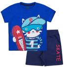 Conjunto Infantil Skate, Azul, 3 Anos, Gaga Baby