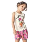 Conjunto Infantil Sweet Rovitex Kids Bege