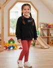 Conjunto Infantil Tamanho 02 Menina Inverno Plush/Soft/Moletom Big Day/Alenice