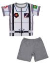 Conjunto Infantil Temático Fantasia Astronauta Camiseta e Short