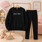 Conjunto infantil Térmico menina blusa manga longa e legging Cor:PretoTamanho:10Y Conjunto infantil Térmico menina blusa manga longa e legging Cor:PretoTamanho:10Y