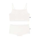 Conjunto Infantil Top e Calcinha Em Cotton Off White Nina Go