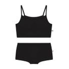 Conjunto Infantil Top e Calcinha Em Cotton Preto Nina Go