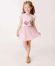 Conjunto Infantil Tule Princesas Disney Tam 4 a 10-19051