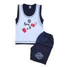 Conjunto Infantil Vasco Regata e Shorts Oficial