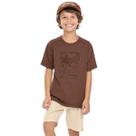 Conjunto Infantil verão Angero em sarja infanto-juvenil TAMANHO:12COR:MARROM