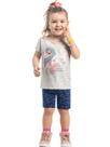 Conjunto Infantil Verão, Blusa e Ciclista, 2 peças - Kamylus Conjunto Infantil Verão, Blusa e Ciclista, 2 peças - Kamylus