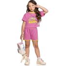 Conjunto Infantil Verão Blusa e Short Smile 2 peças - Angerô