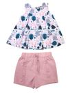 Conjunto Infantil Verão Floresta Feminina Mily