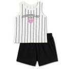 Conjunto Infantil Verão Malwee Kids Feminino Roupas Algodão