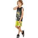 Conjunto Infantil Verão Menino Regata e Bermuda 2 peças - Lemon