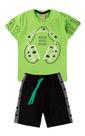 Conjunto Infantil Verão Menino Verde Play / Cole Decole