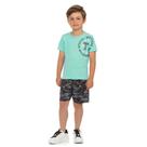 Conjunto Infatil Para Menino Camisa E Bermuda Moletinho