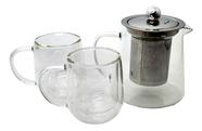 Conjunto Infusor De Chá C/ 2 Xicaras Conjunto Infusor De Chá C/ 2 Xicaras