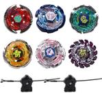 Conjunto inicial Bey Burst Battling Tops Metal Fusion, pacote com 6
