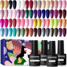 Conjunto inicial de esmaltes em gel JODSONE Ribbon Glitter 36 cores