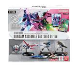 Conjunto inicial de jogos de cartas Gundam SEED Strike com 3 Minis 50 cartas