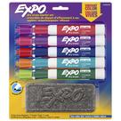 Conjunto inicial de marcadores Dry Erase Expo Low Odor, conjunto de 11 peças