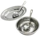 Conjunto Inox Restaurante para Servir com Tigela e Bandeja
