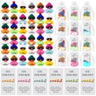 Conjunto Inspirational Mini Rubber Ducks Liliful com óculos x24