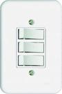 Conjunto Interruptor 1 Tecla Simples 2 Paralelo 10A Embutir Radial Branco Completo