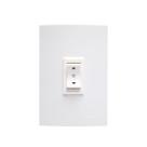 Conjunto Interruptor De Persianas E Cortinas 4x2 Clean Branco Acetinado Margirius