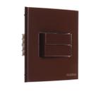 Conjunto Interruptor Duplo 2 em 1 Simples 70x70 para Movel planejado MDF DRYWALL Sleek Marrom Margirius Conjunto Interruptor Duplo 2 em 1 Simples 70x70 para Movel planejado MDF DRYWALL Sleek Marrom Margirius