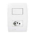 Conjunto Interruptor e Tomada 20a 4x2 Ilus Siemens Soprano