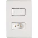 Conjunto Interruptor Paral. + Tomada 2p+t 10a-250v