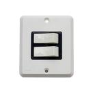 Conjunto interruptor paralelo 2 teclas 10a iriel
