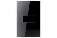 Conjunto Interruptor Paralelo 4x2 Preto Black Piano Alumbra
