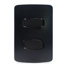Conjunto Interruptor Paralelo Duplo Preto Gracia Maxx 85678 Alumbra