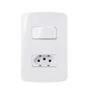 Conjunto Interruptor Paralelo + Tomada 20A 4x2 B3 MarGirius