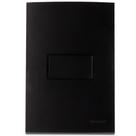 Conjunto Interruptor Simples 10a 250v 4x2 Preto Clean - Margirius