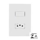 Conjunto Interruptor Simples 10a + Tomada 10a 250v 94200 - Ilumi