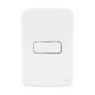 Conjunto Interruptor Simples 4X2 Composé Branco - Weg