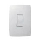 Conjunto Interruptor Simples c/Placa Pialplus 611100 c/5 un