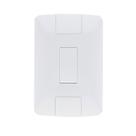Conjunto Interruptor Simples Completo Com Placa Aria 4x2 Tramontina