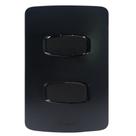 Conjunto Interruptor Simples e Paralelo Preto Gracia Maxx 85677 Alumbra Conjunto Interruptor Simples e Paralelo Preto Gracia Maxx 85677 Alumbra